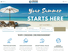 Tablet Screenshot of cruiseinsider.com